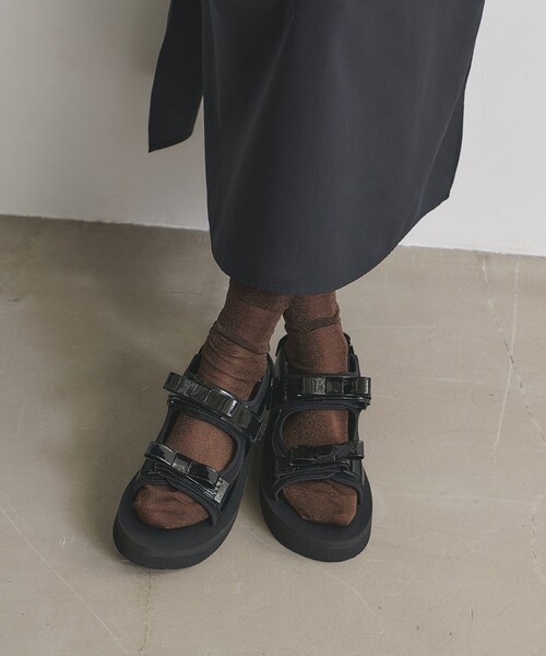 suicoke（スイコック） サンダル 「別注」「SUICOKE」WAS リボン