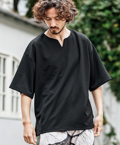 CAMBIO（カンビオ） tシャツ mt10487- キーネックショートスリーブT