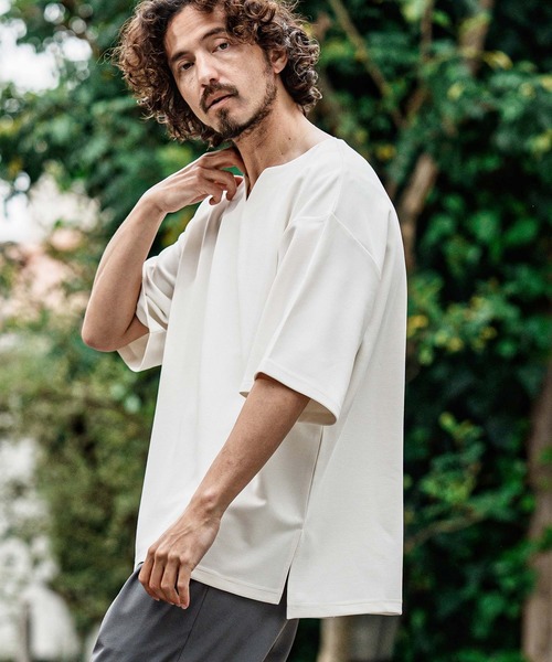 CAMBIO（カンビオ） tシャツ mt10487- キーネックショートスリーブT
