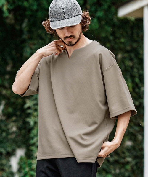CAMBIO（カンビオ） tシャツ mt10487- キーネックショートスリーブT