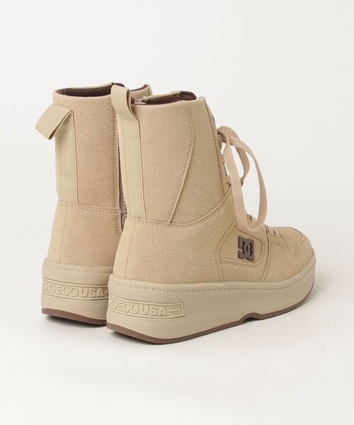 「DC SHOES」 ショートブーツ 24cm ベージュ レディース_画像2