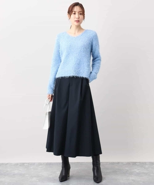 「OFUON le MK」 パンツ 40 ライトブラウン レディース_画像3