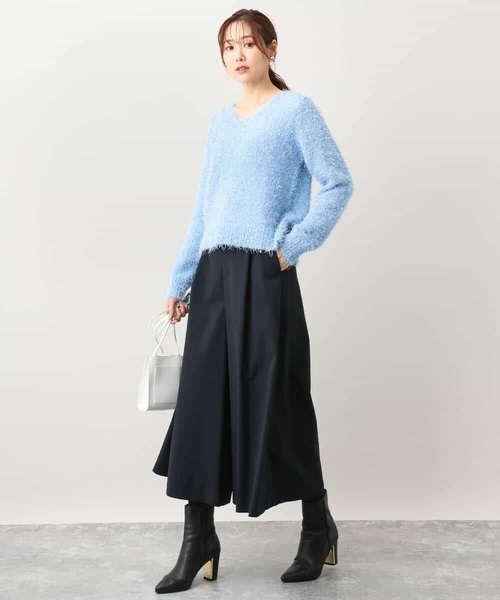 「OFUON le MK」 パンツ 40 ライトブラウン レディース_画像4