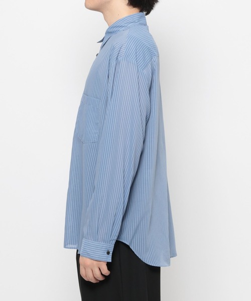 RAGEBLUE（レイジブルー） シャツ Sheer Stripe Shirt / シアー