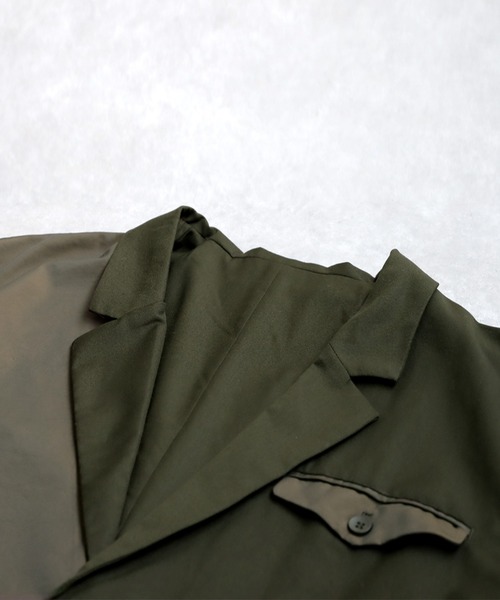 「antiqua」 テーラードジャケット ONESIZE カーキ レディース_画像5