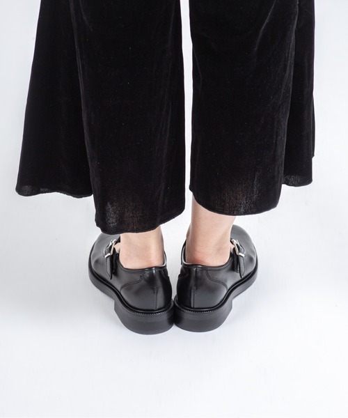 パンプス 「ENESS/エネス」ストラップ ローヒール パンプス イタリア製_2