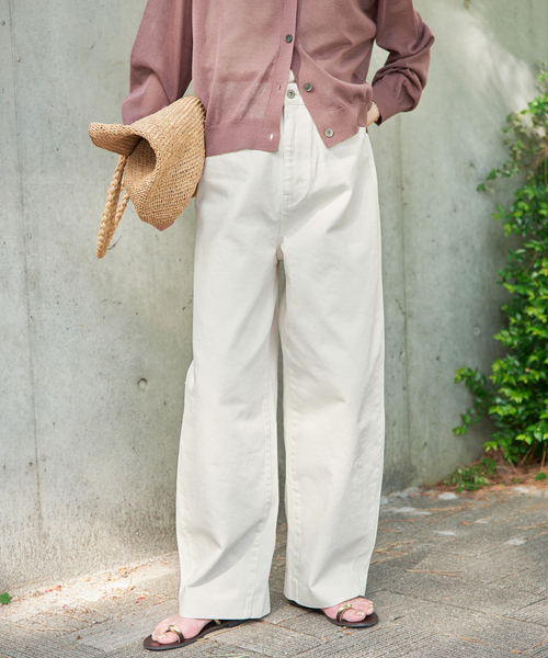 SLOBE IENA（スローブイエナ） ワイドパンツ ジーンズ デニム デニム