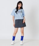 tシャツ レースアップ半袖Tシャツ キッズ 子...の詳細画像3