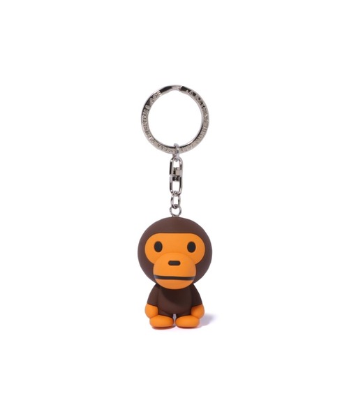 A BATHING APE（アベイシングエイプ） キーホルダー FREE ブラウン