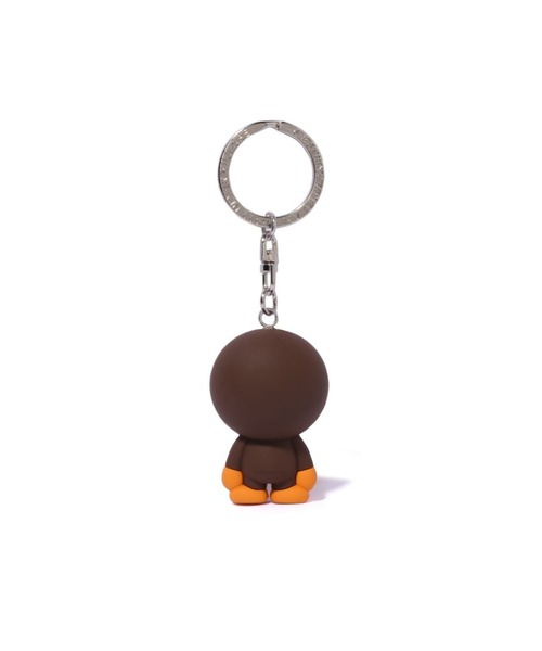 A BATHING APE（アベイシングエイプ） キーホルダー FREE ブラウン