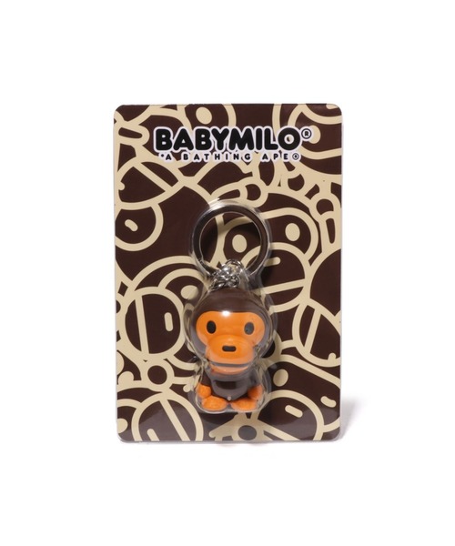 A BATHING APE（アベイシングエイプ） キーホルダー FREE ブラウン