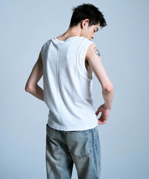 CAMPHOR WOOD タンクトップ DOUBLE LAYER SLUB TANK TOP / ダブル
