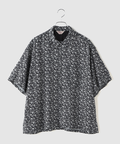 シャツ 半袖 TOWNCRAFT / タウンクラフト Printed Loop Collar SS Shirt メンズ | TOWNCRAFT