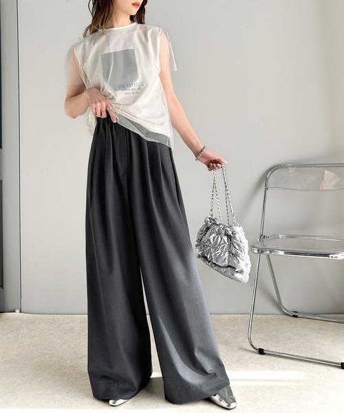 「classicalelf」 スラックス X-LARGE アイボリー レディース_画像9