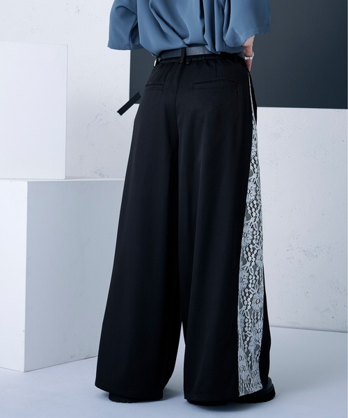 「Ellno Loset」 パンツ SMALL ブラック メンズ_画像8