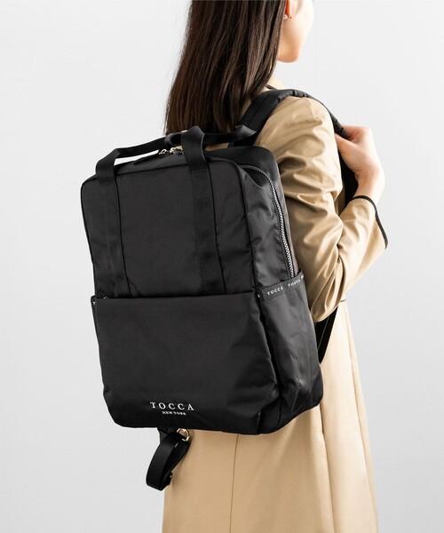 【美品】TOCCAリュックブラック TOCCA（トッカ） リュック F ブラック レディース : ZOZOTOWN Yahoo!店