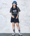 ワンピース メッシュ ドッキング ワンピース ...の詳細画像4