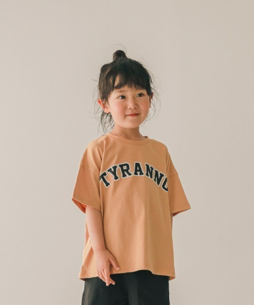 「nicohrat」 「KIDS」半袖Tシャツ 120cm チャコールグレー キッズ_画像2