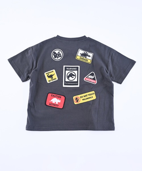 「nicohrat」 「KIDS」半袖Tシャツ 120cm チャコールグレー キッズ_画像8