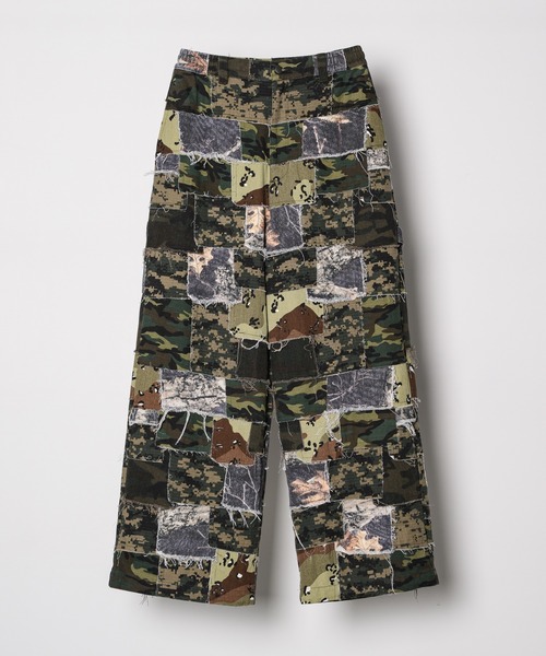 「AIVER」 カーゴパンツ MEDIUM ダークカーキ メンズ_画像3