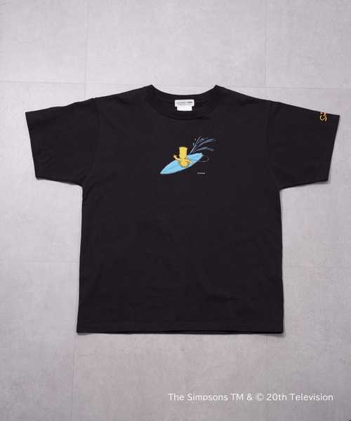 「The Simpsons」 「KIDS」半袖Tシャツ 140 ブラック キッズ_画像7