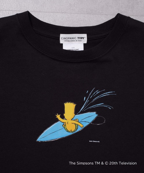 「The Simpsons」 「KIDS」半袖Tシャツ 140 ブラック キッズ_画像8