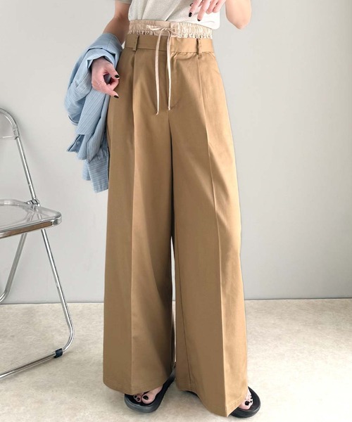 「classicalelf」 スラックス X-LARGE ベージュ レディース_画像5