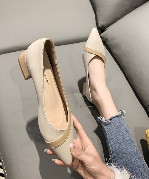 「Miniministore」 パンプス 23.5cm ブラック レディース_画像6
