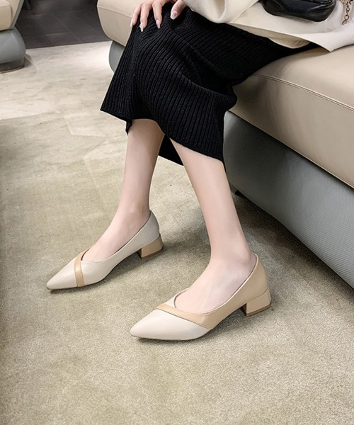 「Miniministore」 パンプス 23.5cm ブラック レディース_画像7