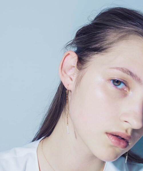 ete ピアス パール ロングピアス レディース : ZOZOTOWN Yahoo