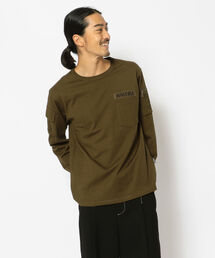 tシャツ ファティーグ  クルーネック 長袖 Tシャツ/LONG SLEEVE FATIGUE CREW NECK T-SHIRT/アヴィレックス/A｜ZOZOTOWN Yahoo!店