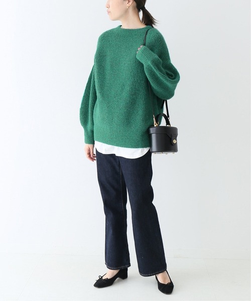 IENA - すいかです。美品 イエナスローブ taylor畦ニットプルオーバー SLOBE IENA（スローブイエナ） ニット TAYLOR 畦ニットプルオーバー