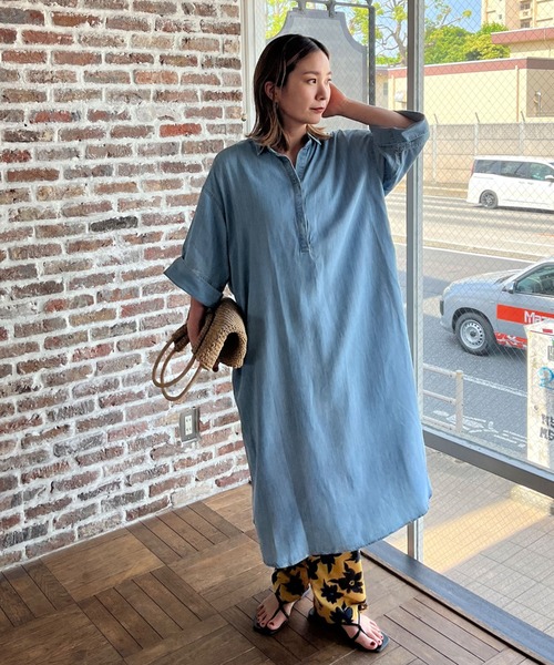 ワンピース テンセルデニムスキッパーワンピース Zozotown Paypayモール店 通販 Paypayモール