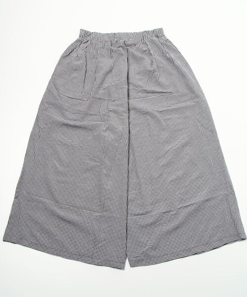 SCAPA スキャパ ギンガムチェックパンツ 白黒 Mサイズ レディース 新品 ギンガムチェックストレートパンツ[品番：MKSW0049933]｜RESEXXY