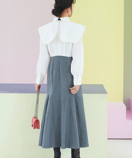 RUIRUE BOUTIQUE（ルイルエブティック） ワンピース ビッグカラー