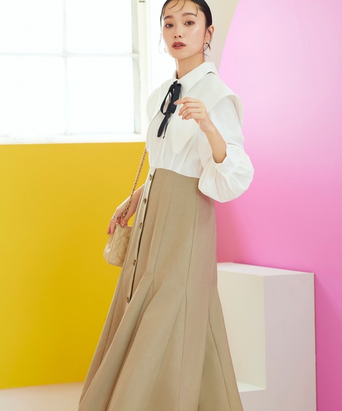 RUIRUE BOUTIQUE（ルイルエブティック） ワンピース ビッグカラー