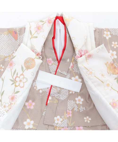 【美品】　七五三 3歳　着物9点セット KYOETSU 着物 3歳七五三着物9点セット くすみA キッズ 子供