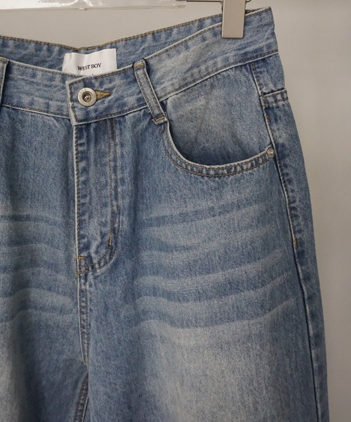 USA製polo jeansバギーデニム フェード加工 USA製polo jeansバギーデニム フェード加工