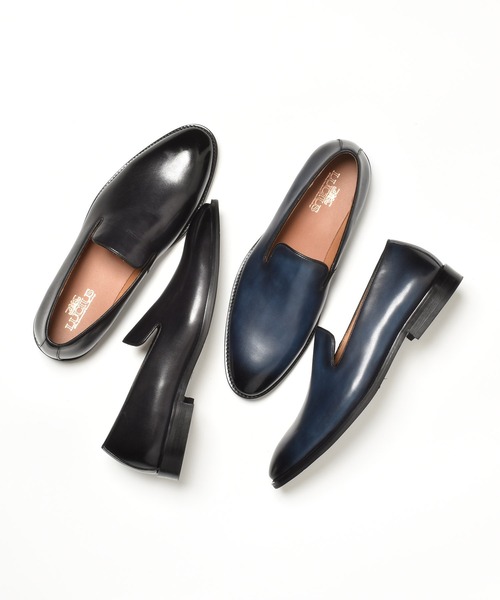 LUCIUS（ルシウス） ビジネスシューズ プレーントゥ スリッポン ドレス