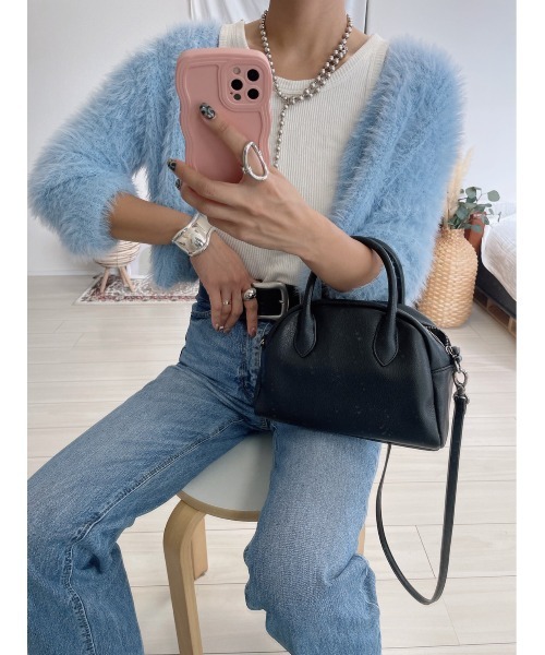 HEILIS（ヘイリス） カーディガン シャギーショートカーディガン