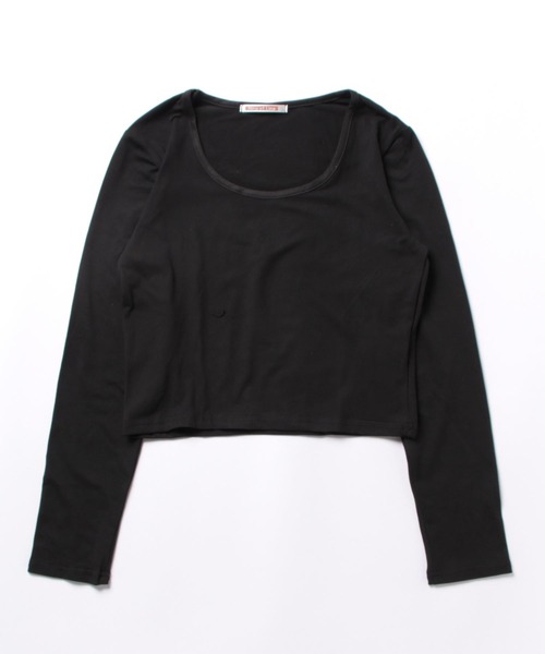 NinaetLina（ニナエリナ） tシャツ クロップド丈長袖カットソー