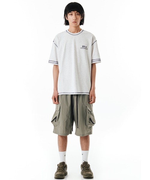 OY tシャツ 「OY/オーワイ」 COVER STITCH LOGO T/カバー