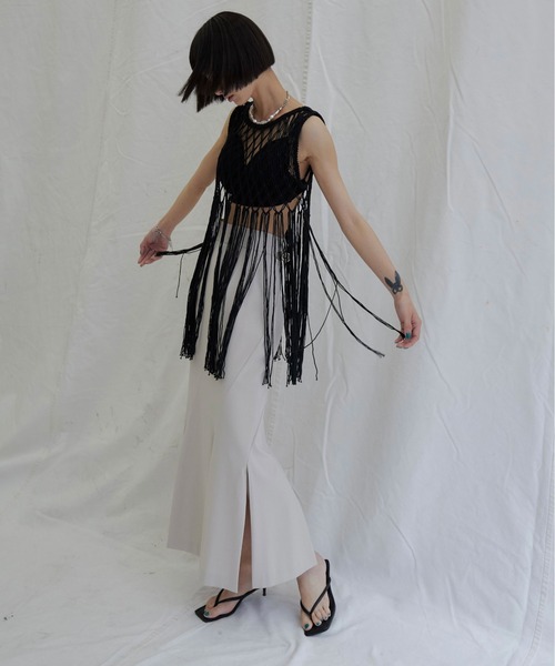 JOSE MOON ジョゼムーン IRREGULAR SLIT SKIRT JOSE MOON スカート IRREGULAR SLIT SKIRT/イレギュラースリット