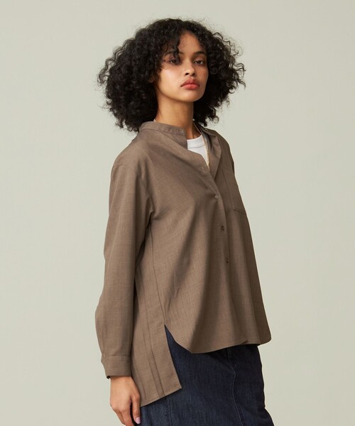 ブラウス シャツ 「WOMEN」バックプリーツ ブラウス レディース