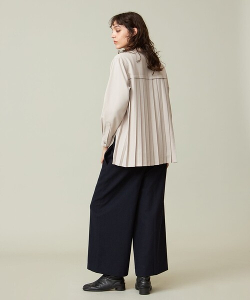 J.PRESS YORK STREET ブラウス シャツ 「WOMEN」バックプリーツ