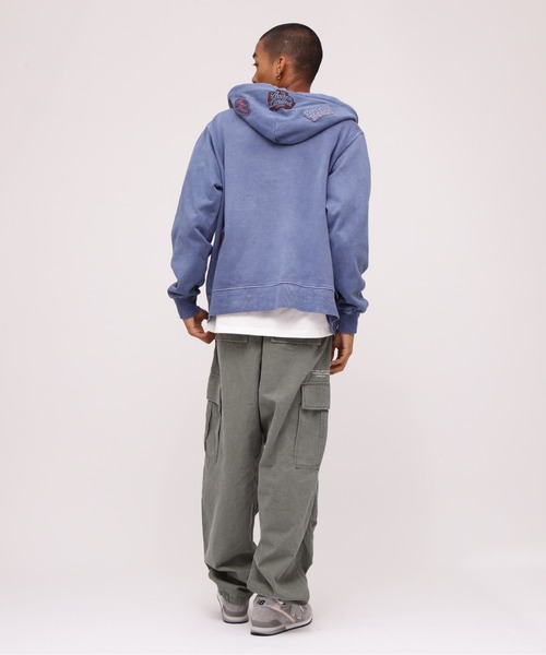 AVIREX パーカー LONG SLEEVE FADE MIAMI PATCH PARKA