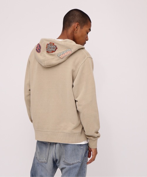 パーカー メンズ LONG SLEEVE FADE MIAMI PATCH PARKA / 長袖 フェード マイアミ パッチ パーカー / AVIRE｜zozo｜25