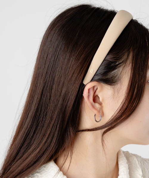アレクサンドル　ドゥ　パリ　カチューシャ　ヘアバンド　ブラウン カチューシャ｜ALEXANDRE DE PARIS（アレクサンドル ドゥ パリ）