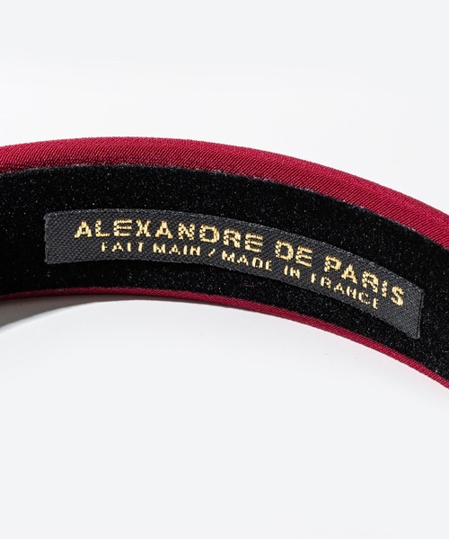 アレクサンドルドゥパリ　カチューシャ　タイムレス　フランス製 カチューシャ｜ALEXANDRE DE PARIS（アレクサンドル ドゥ パリ）