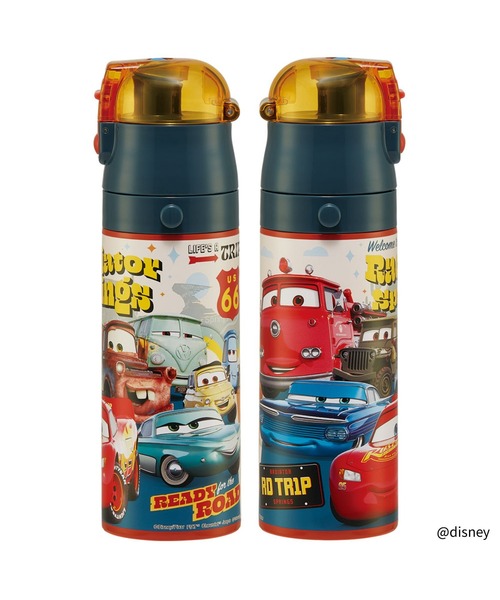 Disney（ディズニー） 水筒 「 」 コンパクトロック式 ワンプッシュ